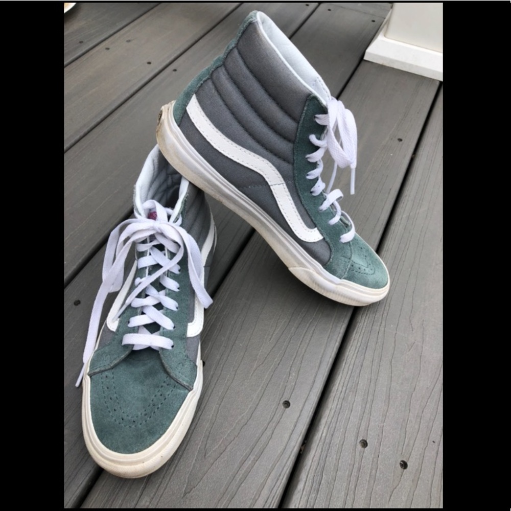 Zumiez exclusive Stormy Weather Sk8 Hi slim Vans